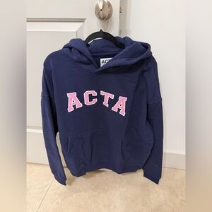 Acta Large/XL Essential Navy Pink Hoodie. 💙⚡️